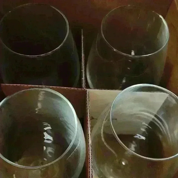 Daily ware glass drinking goblets. NIB - Picture 8 of 8